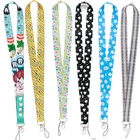 Мультяшный шнурок MD924 DMLSKY для ключей, ремешок для телефона, шейный ремешок, брелок, ID-значок, держатель для стоматолога, врача, 24 шт.лот