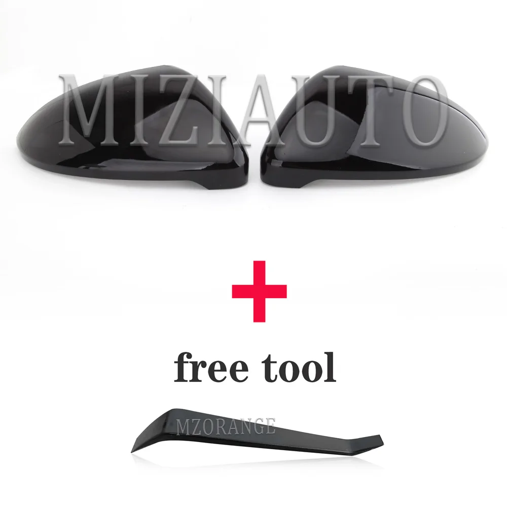 

Крышки боковых зеркал для VW Golf 7 MK7 7.5 GTI для Touran 2013 2014 2015 2016-2020, колпачки для зеркал на крыло, инструменты, чехол, автомобильные аксессуары