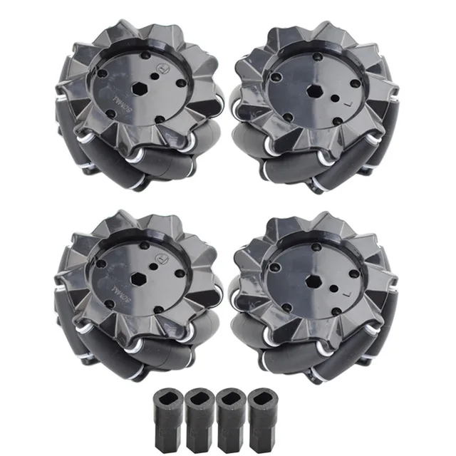 Колесо Omni Mecanum 80 мм со ступицами 4/6 TT для Arduino Raspberry Pi DIY STEM робот автомобиль шасси