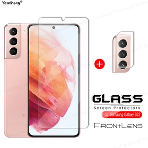 for samsung galaxy s22 glass samsung s21 glass phone screen film protector for galaxy s21 plus s22 plus s20 fe tempered glass free global shipping