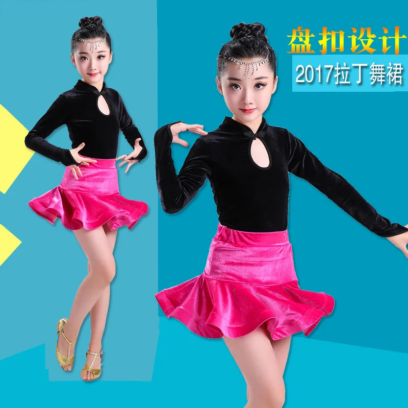 Платье для латиноамериканских танцев женское платье девушек одежда балета на