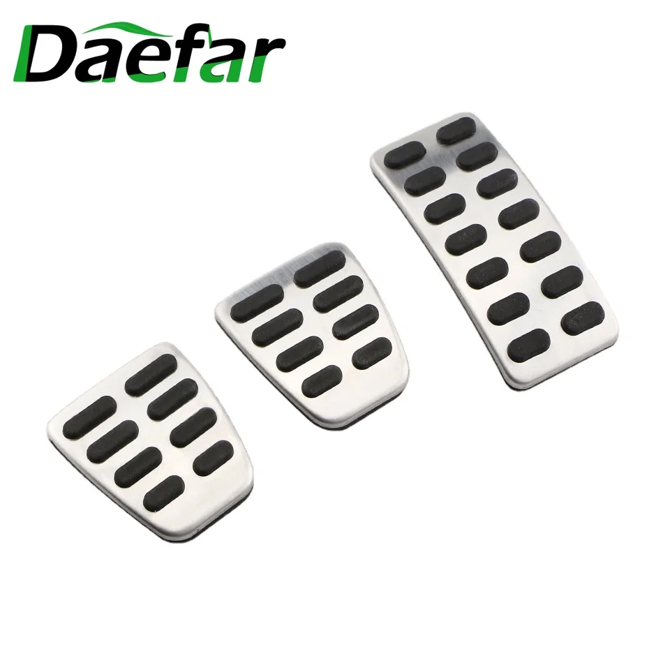 Накладка на автомобильные педали Daefar для Kia Rio K2 2012 - 2017 Soul 2013 2016 Cerato нержавеющая