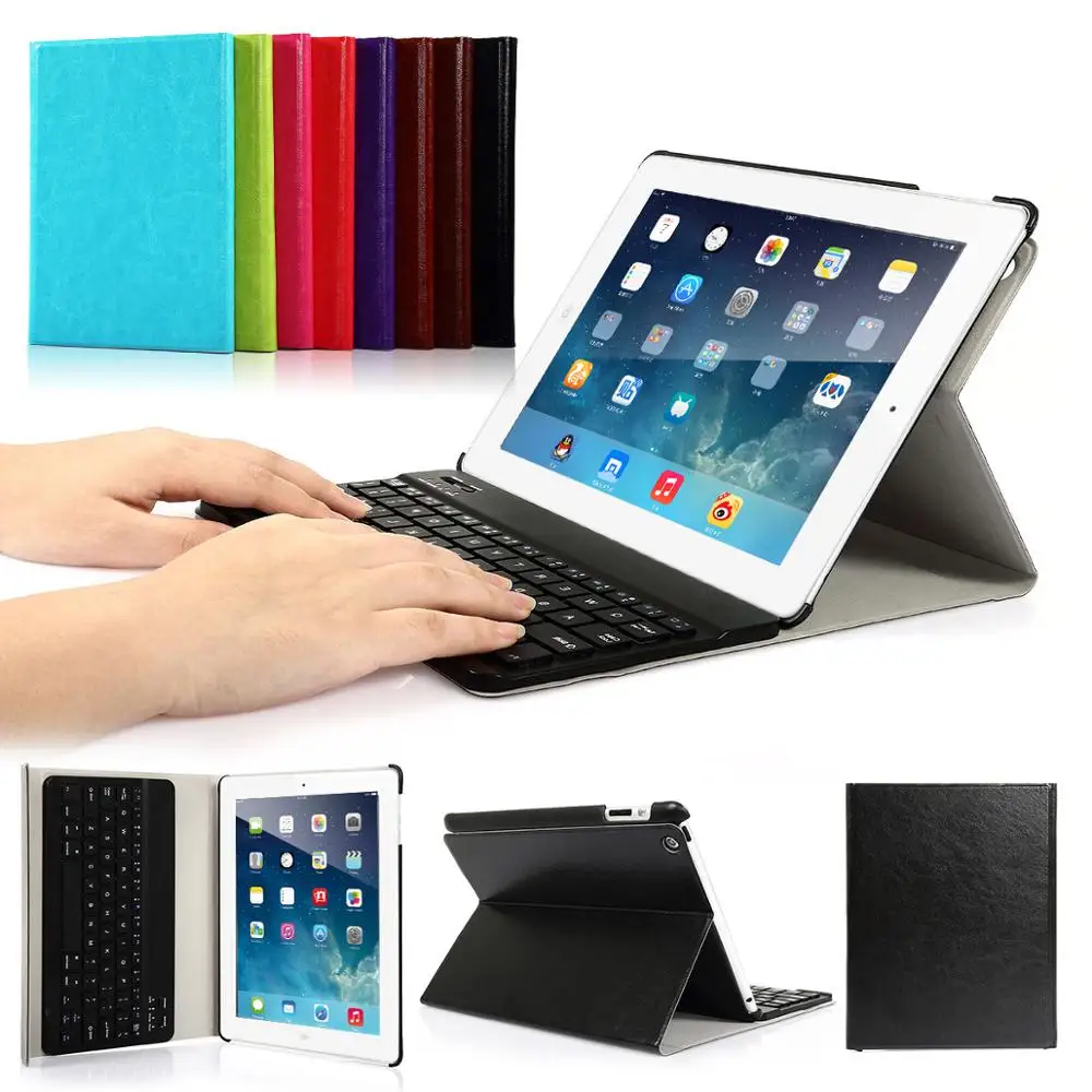

Чехол с клавиатурой Bluetooth для iPad Air 5-го 6-го поколения, iPad Pro 9,7 дюйма, iPad 2018/2017, A1675, A1566, A1476, A1823, A1893, A1954, QWERTZ AZERTY