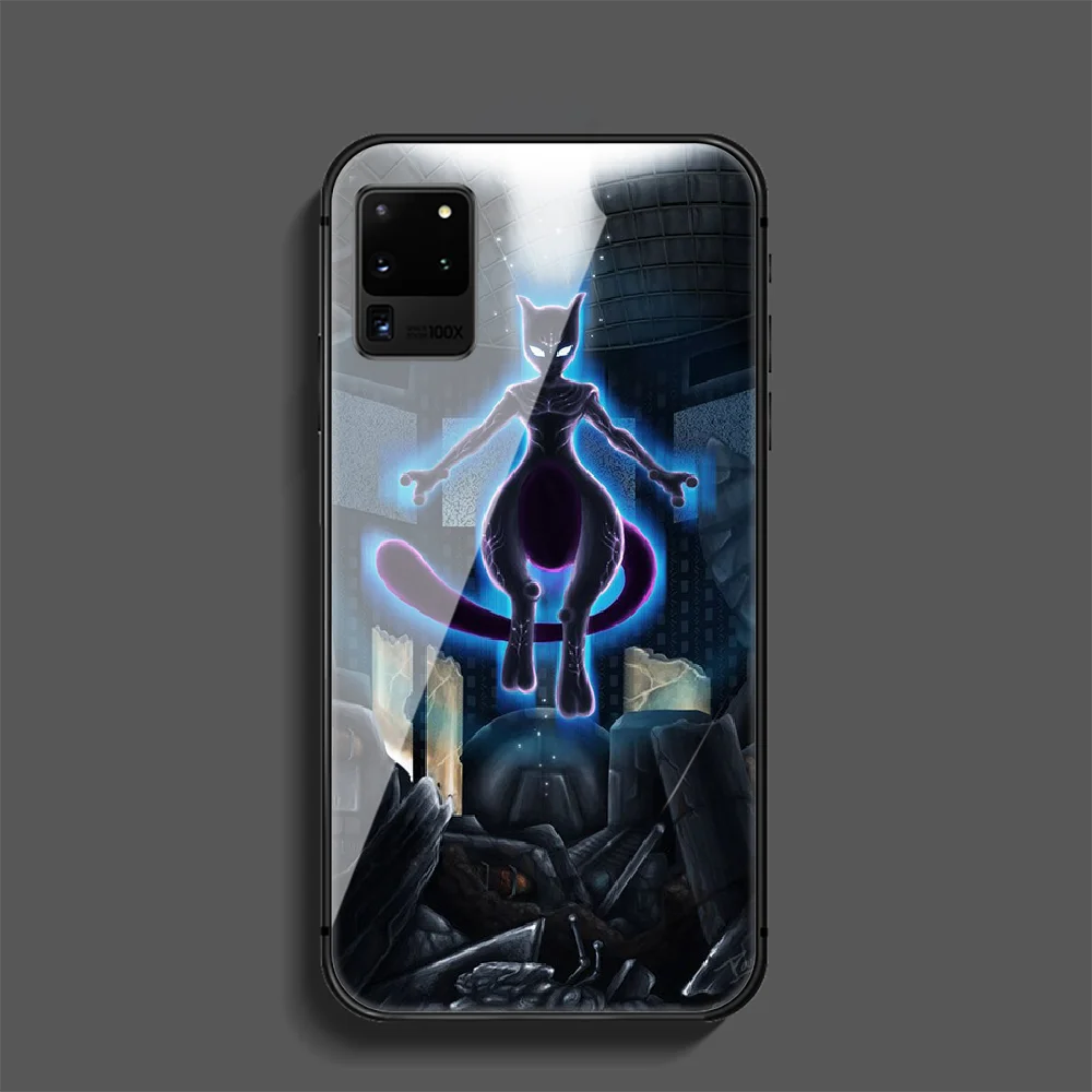 

Poke-mons Cute Phone Tempered Glass Case Cover For Samsung Galaxy Note S 7 8 9 10 10E 20 Plus Lite Uitra Bumper Coque Cell Trend