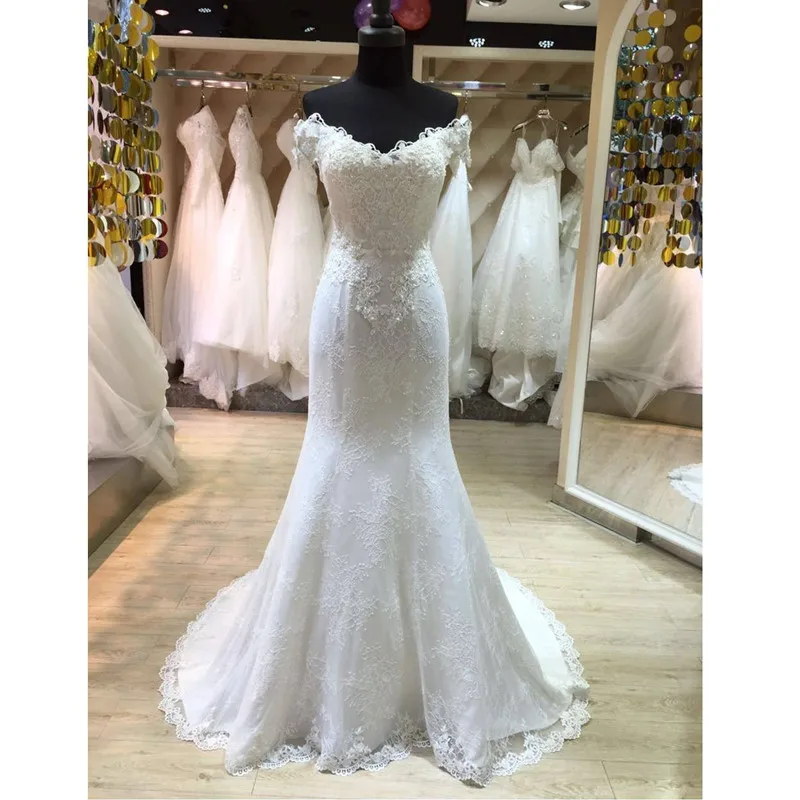 Принцесса Русалка Свадебные платья со съемной юбкой Роскошный вышитый бисером