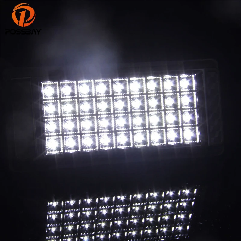 

POSSBAY 1 Pcs Bright White 36 SMD Car Roof Dome Ceiling Interior LED Reading Light Lamp 12V Universal Car Truck Lighting