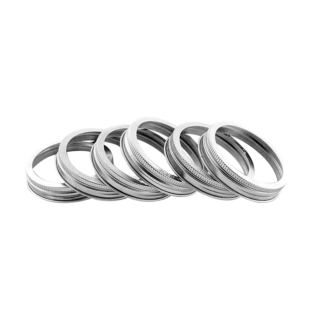 

30pcs Practical Jar Cover Ring Lightweight Home Kitchen Storage Sealing Replacement Metal Rustproof Wide Mouth Fir For Mason