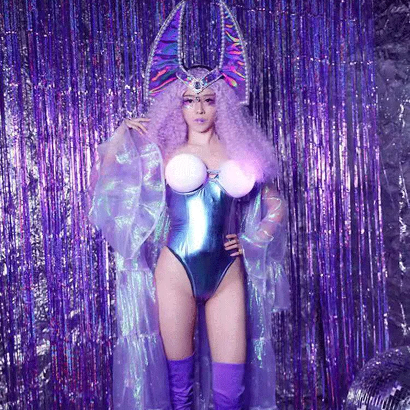 Gogo танцевальный костюм сексуальная королева Roupa Feminina комбинезон для ночного