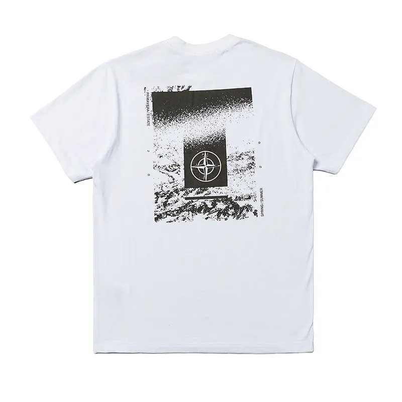 

20SS STONE ISLAND Summer Short-sleeved T-shirt Round Neck Pullover Cotton Tee