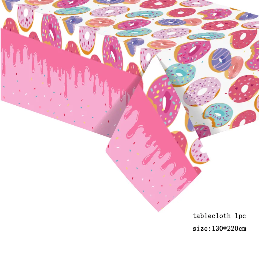 Прекрасные пончики тарелки для вечерние салфетки десерт тарелка на день