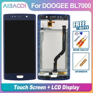 ЖК-дисплей AiBaoQi с тачскрином 5,5 '', 7,0 х108, Рамка Для Doogee BL7000, Android