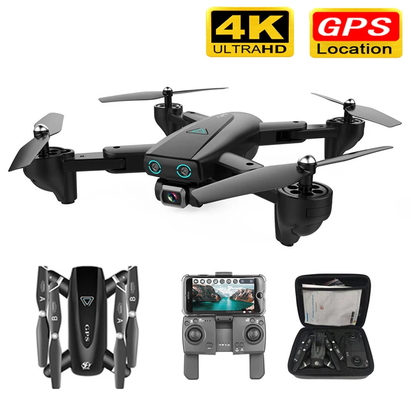 

S167 GPS Drone With Camera 5G RC Quadcopter Drones HD 4K WIFI FPV Foldable Off-Point Flying Photos Video Dron Helicopter Toy