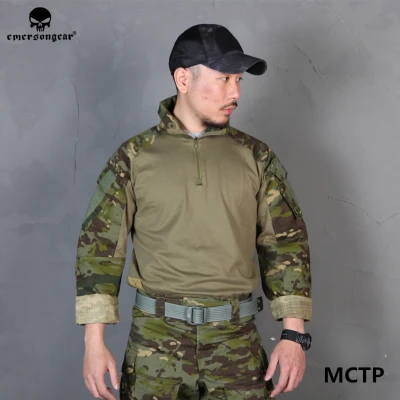 Emersongear G3 тактическая Боевая рубашка охотничья одежда MC страйкбол CS Wargame футболки унисекс мужские уличные тройники водоотталкивающий Топ - Цвет: EM9280