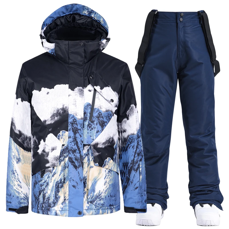 Куртка зимняя мужская для лыж и сноуборда ветрозащитная водонепроницаемая |
