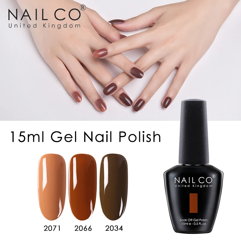 Гель лак для ногтей NAILCO 2 шт./компл. 15 мл|Гель ногтей| |