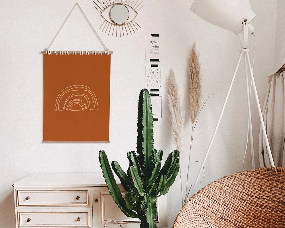 Радужный художественный принт | Настенное искусство в стиле бохо