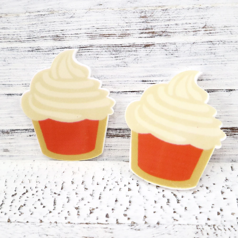 Акриловая плоская полимерная Кабошоны кекс торт День благодарения 5 шт. DIY