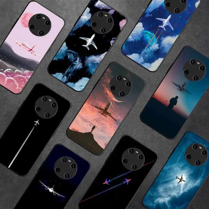 

Aircraft plane airplane Phone Case For Huawei Y5 Y62019 Y52018 Y92019 funda case for 9prime2019