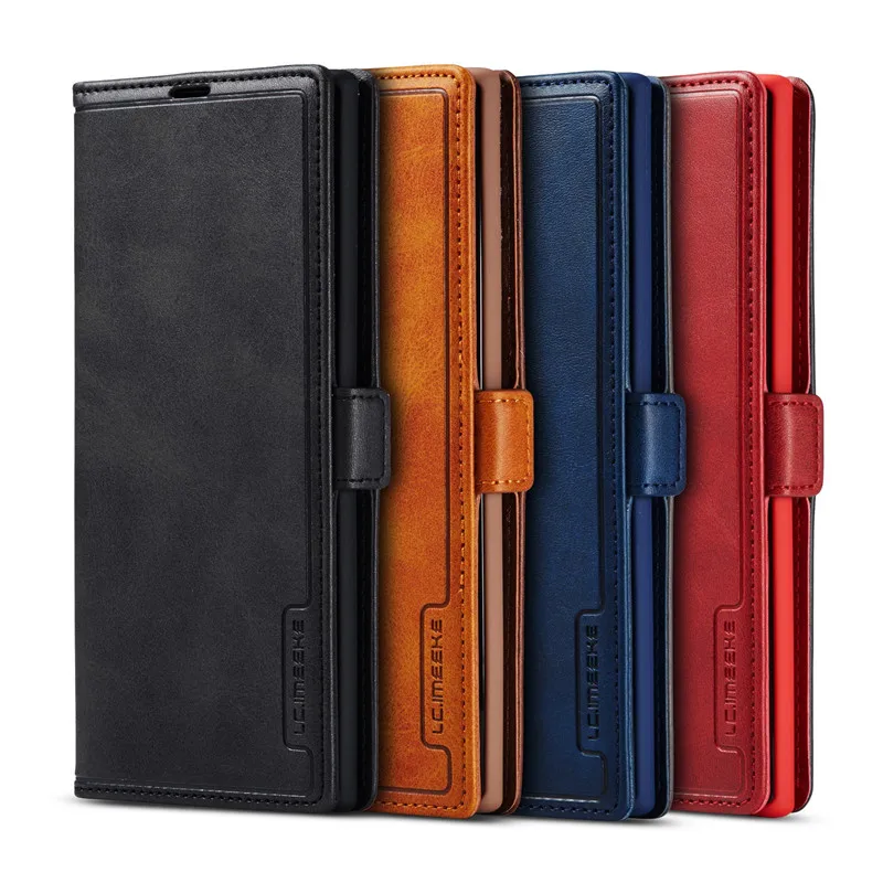 

For Samsung Note 20 Ultra Case On Samsung Galaxy Note 20 10 9 Case For Samsung Note 10 Plus 10+ 9 Case Leather Vintage Flip Case