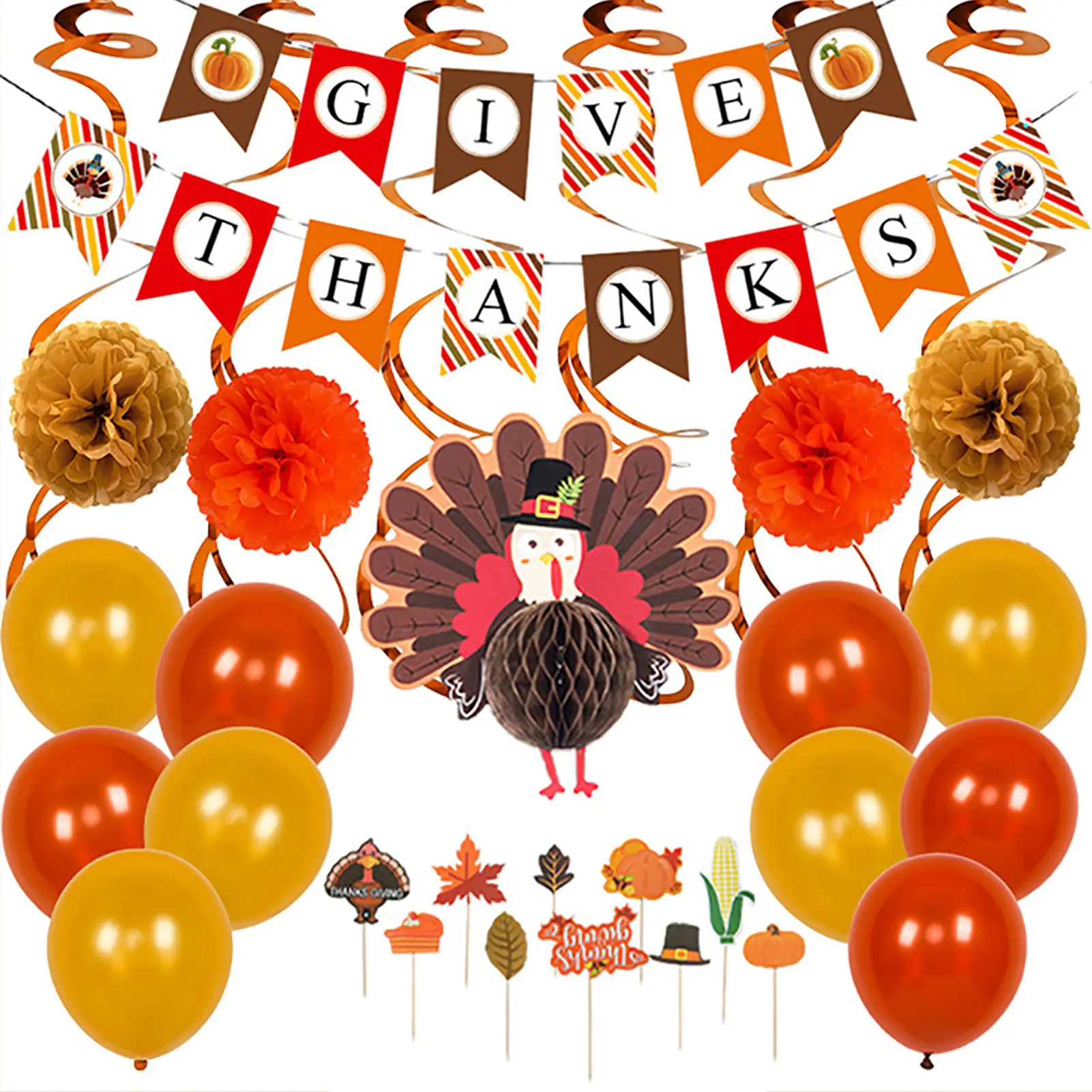 

Набор украшений для вечевечерние НКИ на Хэллоуин, День благодарения