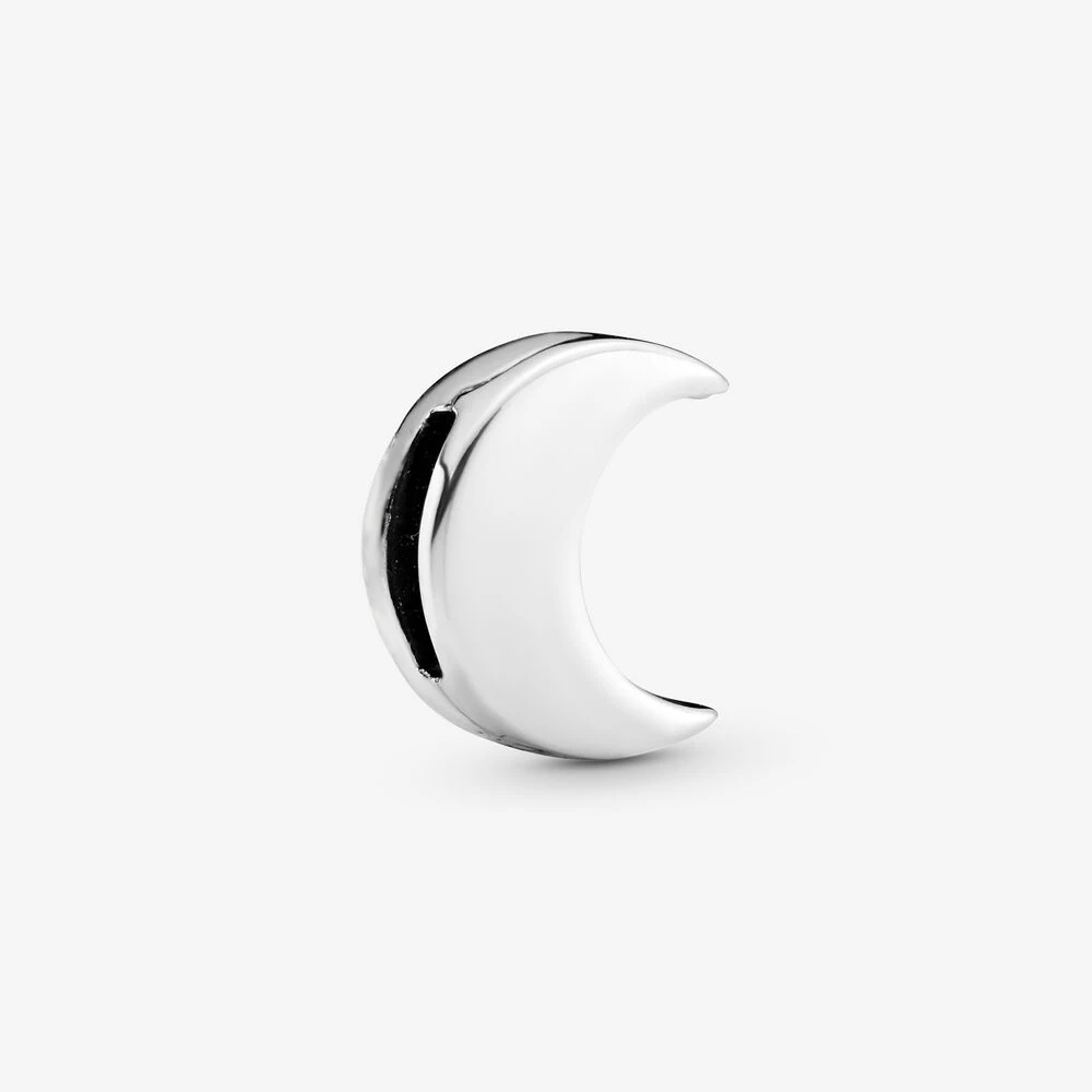 

Trendy 100% 925 Sterling Silver fit Original Pandora Bracelets Moon retaining clip Charm Women Brithday Sterling Silver