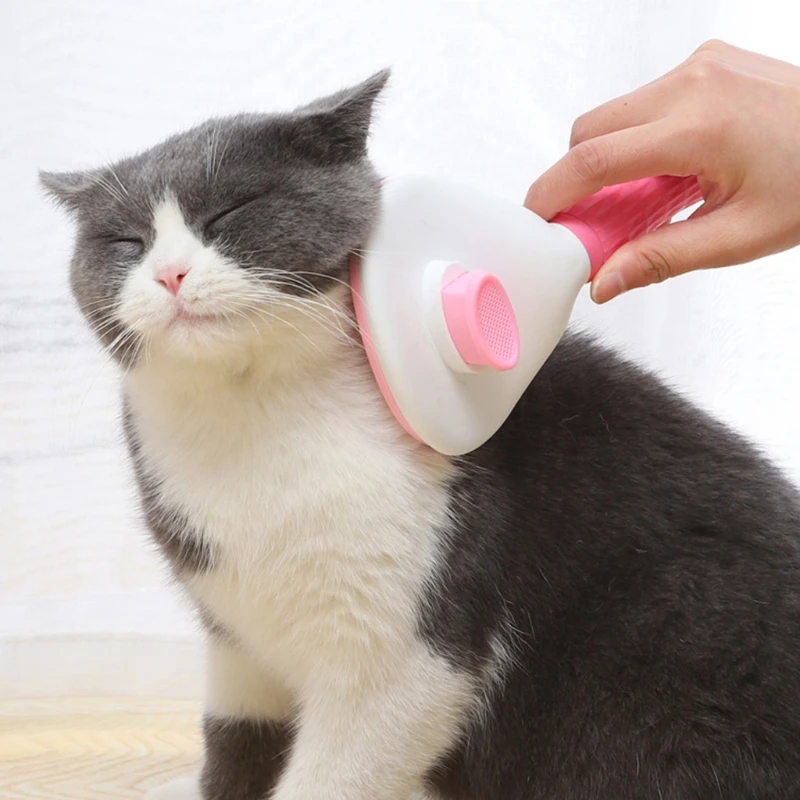 

Stainless Steel Pet Comb Pet Floating Hair Removal Deshedding Tool Pet Hair Brush Cat/Dog Massage Comb for remove Hair