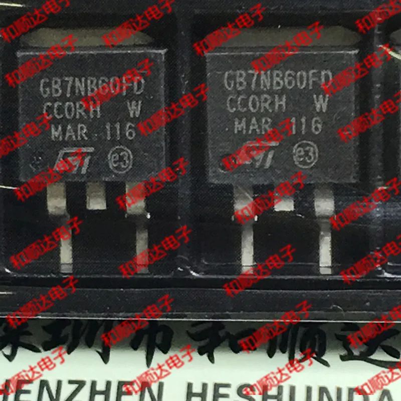 10 шт./лот STGB7NB60FD GB7NB60FD совершенно новый spot TO-263 | Электронные компоненты и