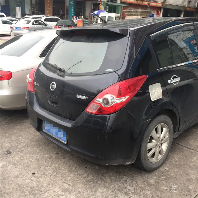 Спойлер для Versa 2006 2010 Nissan Tiida спойлер YCK из АБС пластика цвет заднего крыла