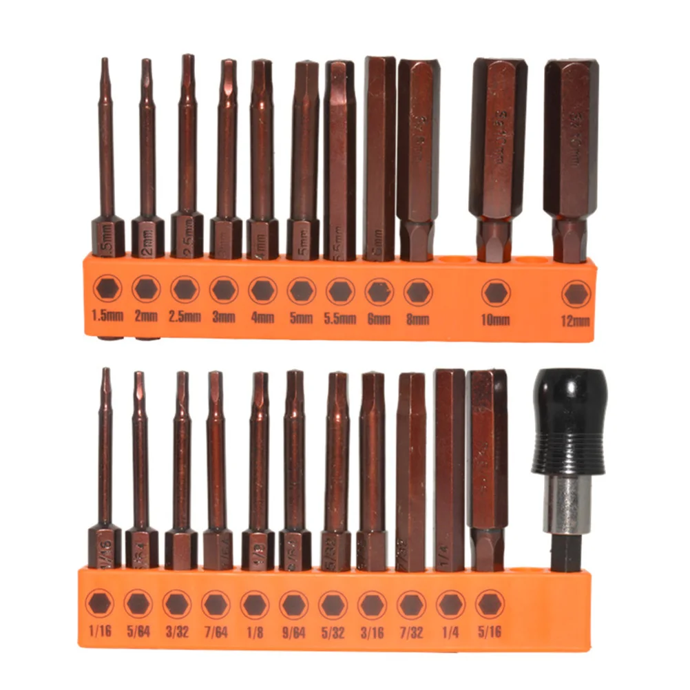 

23pcs Useful Screwdriver Bit Sturdy Screw Head Electric Screwdriver Accessory
