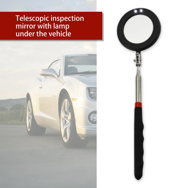 50mm Car Telescopic Detection Lens Inspection Round Mirror Portable Angle View Pen For Auto Hand Repair Tools |