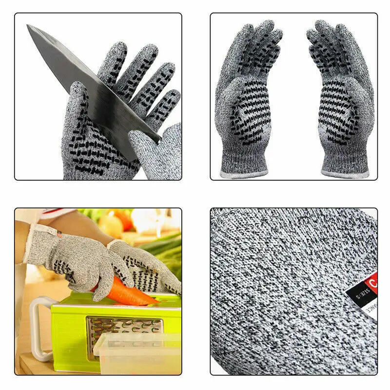 Высокопрочные защитные перчатки класса 5 противоскользящие для кухни резки мяса