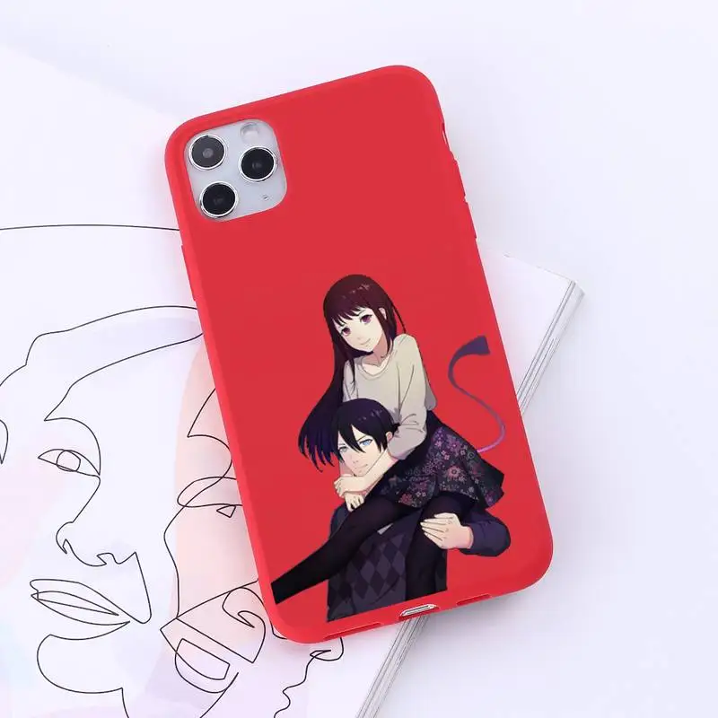 

Japan anime Yato Noragami Phone Case Candy Color for iPhone 6 7 8 11 12 s mini pro X XS XR MAX Plus