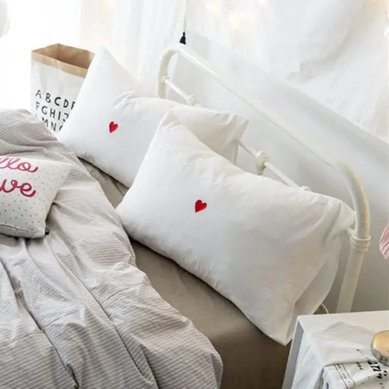 40 Pillowcase Cartoon Embroidered Cactus Bee Red Heart Pillo