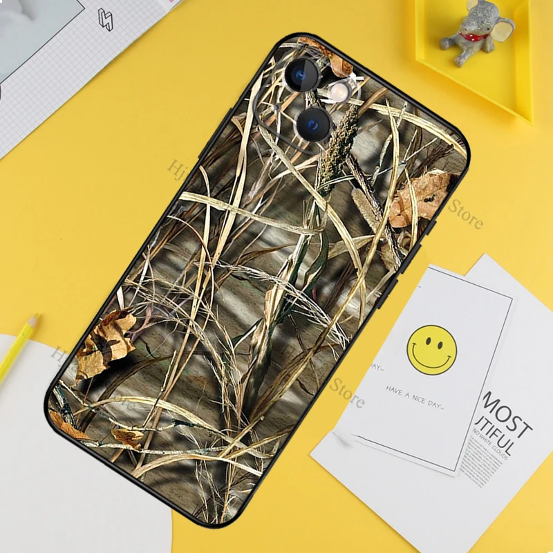 Hunting Camo Case For iPhone 13 11 12 14 Pro Max XR XS X 7 8 Plus SE 2020 Mini Bumper Cover Capa | Mobile Phone Cases &amp Covers
