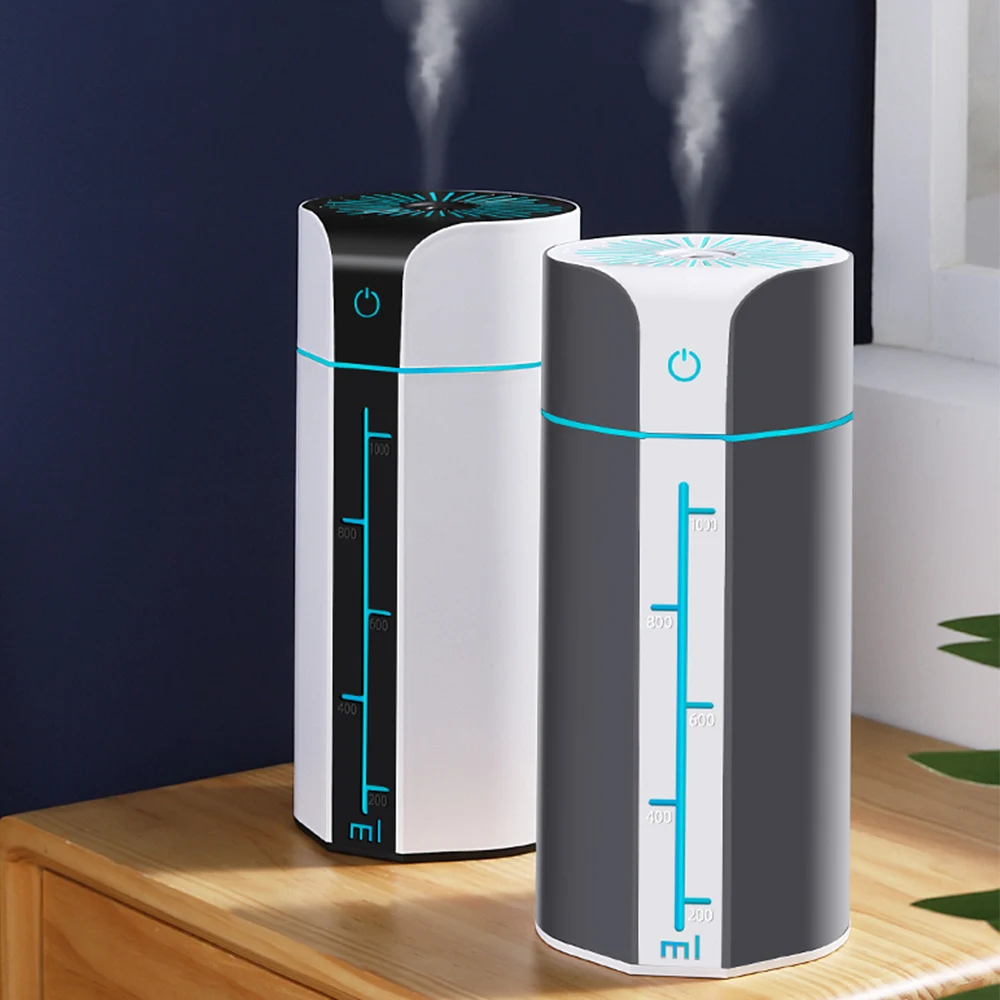 

USB Mute Nanometer Air Humidifier Colorful Breathing Lamp Aromatherapy Diffuser Air-conditioned Room Office Humidifier For Home