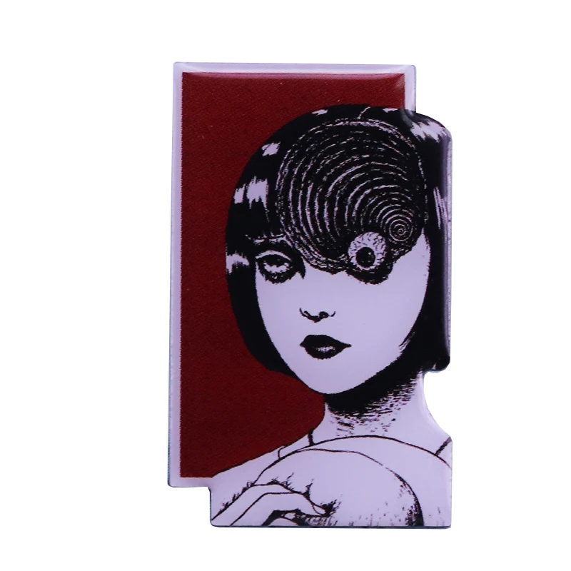 Uzumaki Junji Ito японский ужас манга эмаль штифт жуткое чутье дополнение|Броши| |