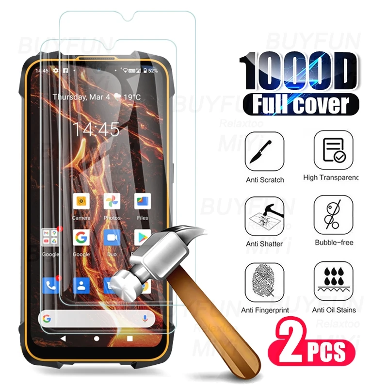 2 шт. полное покрытие Защитное стекло для Cubot kingkong 5 pro закаленное на кубот