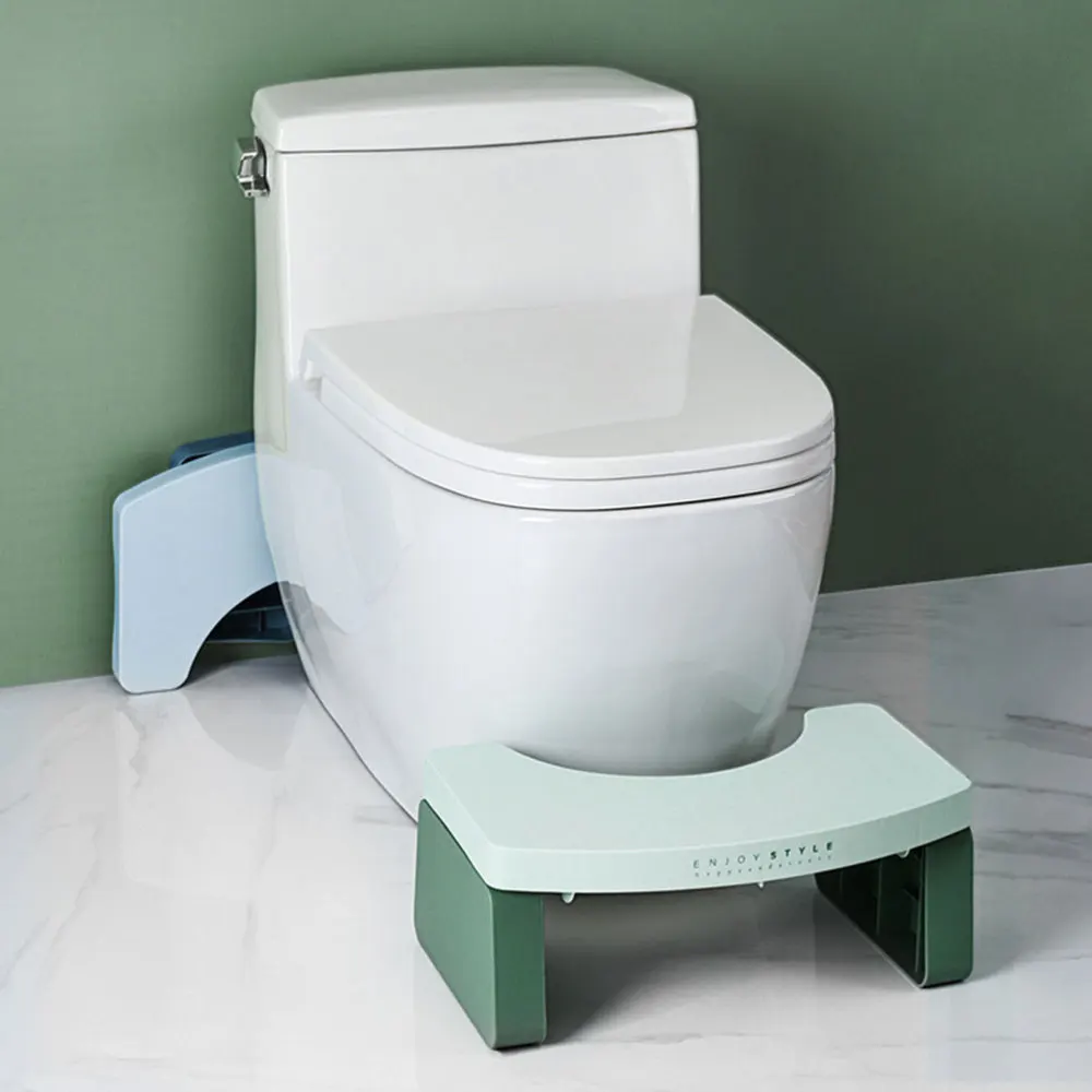 

1Pc Simple Toilet Stool Kids Household Footstool for Bathroom (Green)