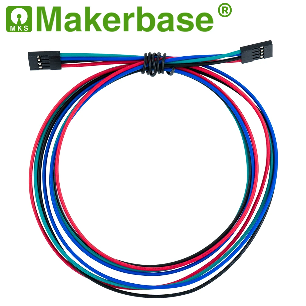 Аксессуары для 3D-принтера Makerbase 70 см 4-контактный гнездовой кабель Перемычка Dupont