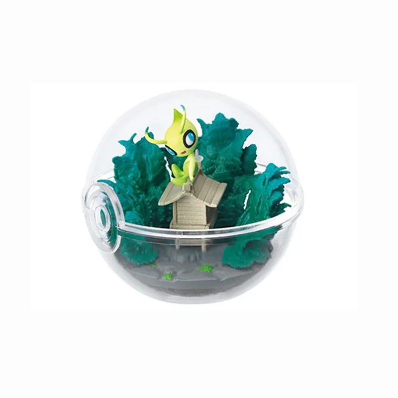 6 шт./компл. прозрачный шар с Charmander Cyndaquil Celebi запдоса, Muma аниме pokemones фигурка игрушки подарки для детей