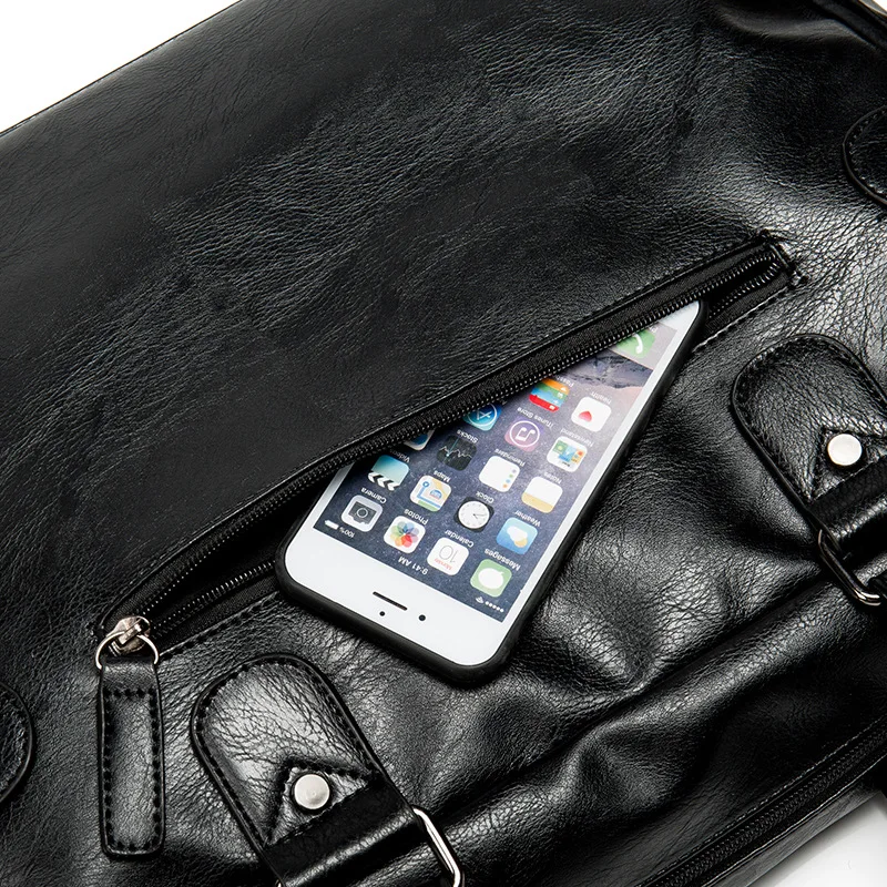 

Fashion street young men's tote bag handbags Korean style Casual Shoulder Bag Laptop bags male travel bag