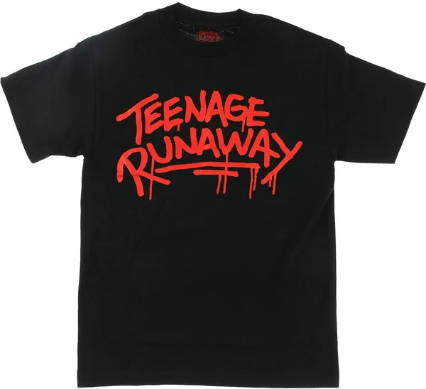 

Teenage Runaway Tru Big Logo T-Shirt - Size: Large Black/Red