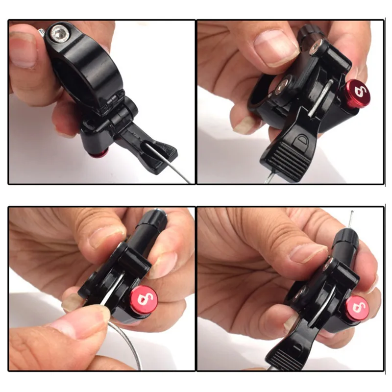 

New Bike Speed Fork Lockout Wire Control Lever Switch Button Report Aluminum Mountain Bike Change158