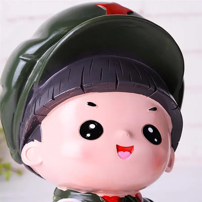 Милая кукольная Копилка из смолы для мальчиков банка денег креативный контейнер