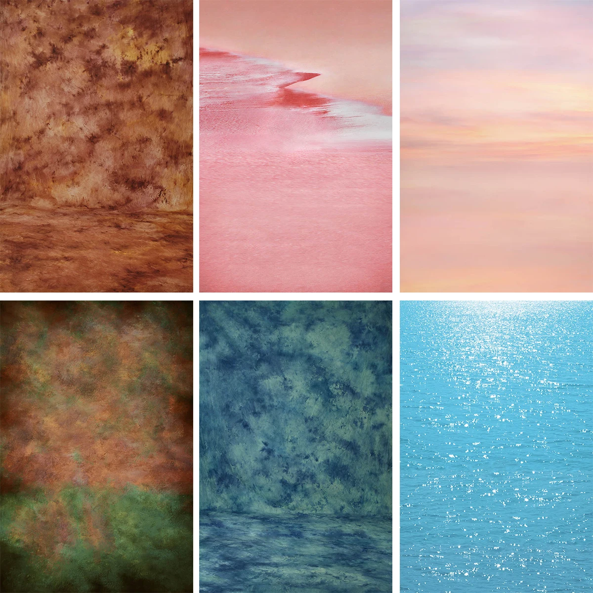 

Розовый закат синее море однотонный фон для фотосъемки для детей и взрослых портрет фотостудия волны Лето Дети реквизит красный Текстура ф...