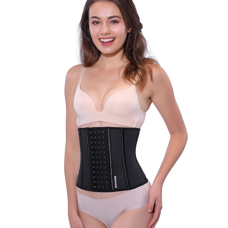 Дышащие Корсеты Burvogue латексные утягивающие корсеты корсет Корректирующее белье