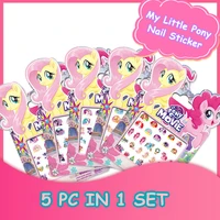 hasbro my little pony nail stickers earrings stickers childrens room wall decoration stickers cartoon anime stickers for kids