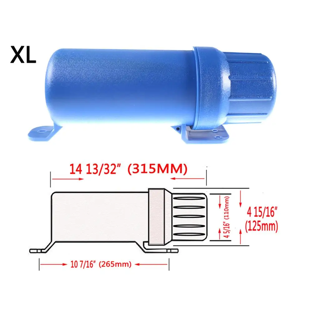 Универсальный водонепроницаемый синий инструмент для внедорожников тубус