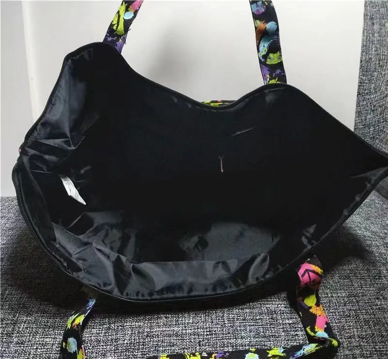 Холщовая пляжная сумка-тоут ROXY для серфинга с наплечными карманами и большим