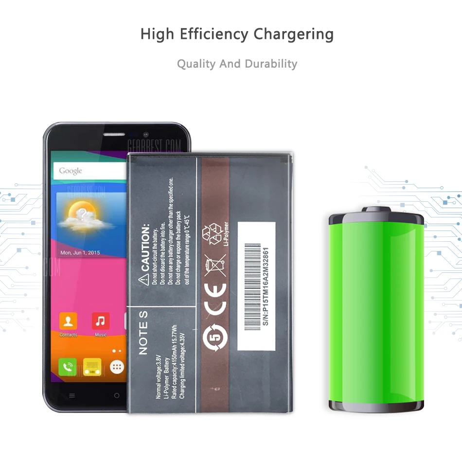 

For CUBOT Note S Battery 4150mAh Replacement backup battery For CUBOT NoteS Cell Phone Bateria Batteries